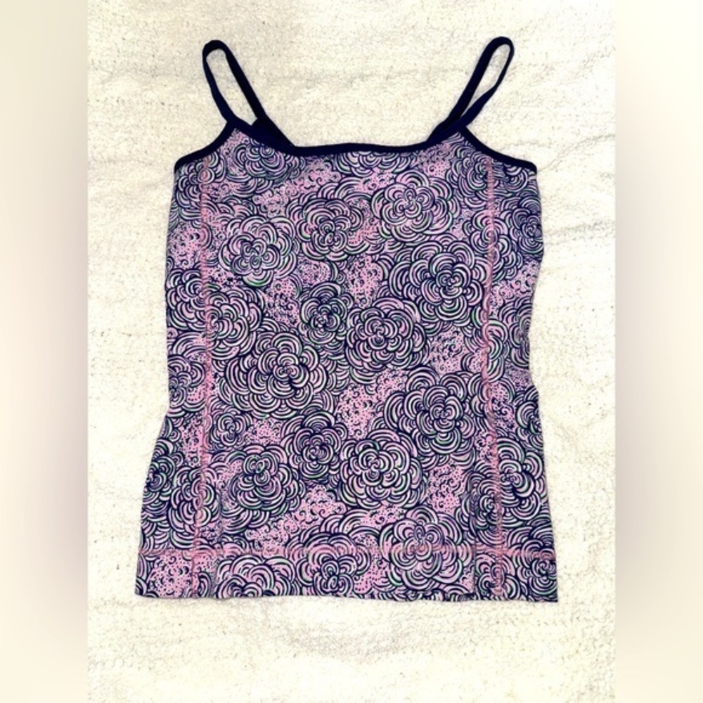 Lilly Pulitzer Pink and Black Camisole